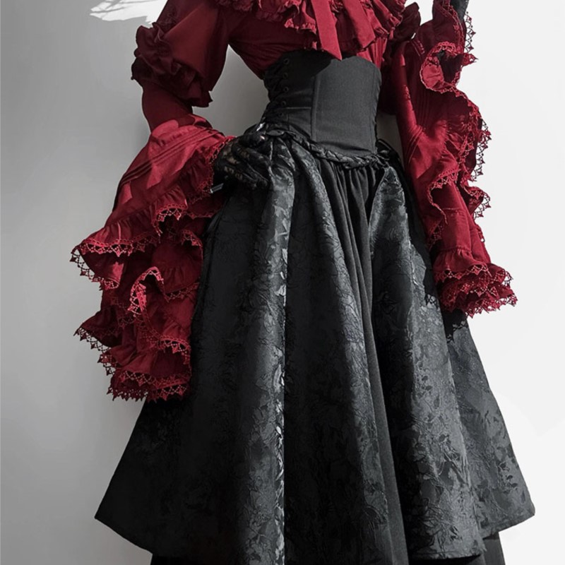 Halloween-Kleid in Schwarz und – Women'S Red Formal Wear Bewertung und Preis