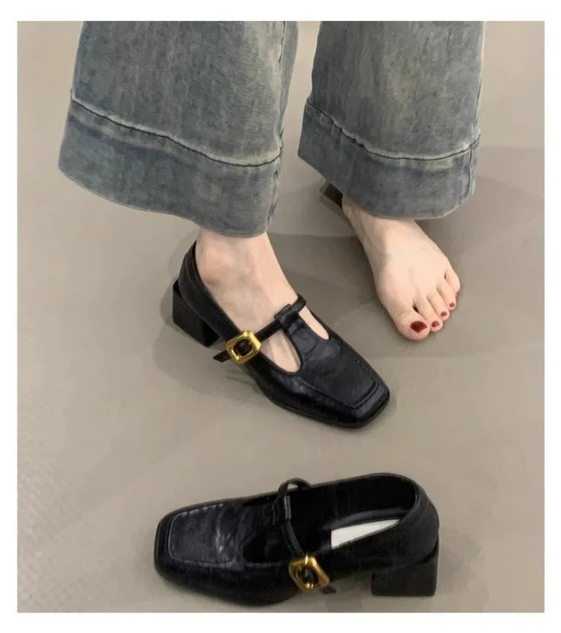 Damen Mary Jane Schuhe mit eck – Womens Heels Bewertung und Preis