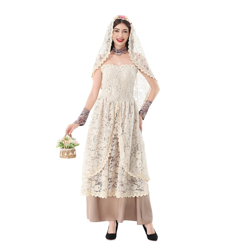 Vintage-Spitzen-Maxikleid für  – Lace Dress Bewertung und Preis