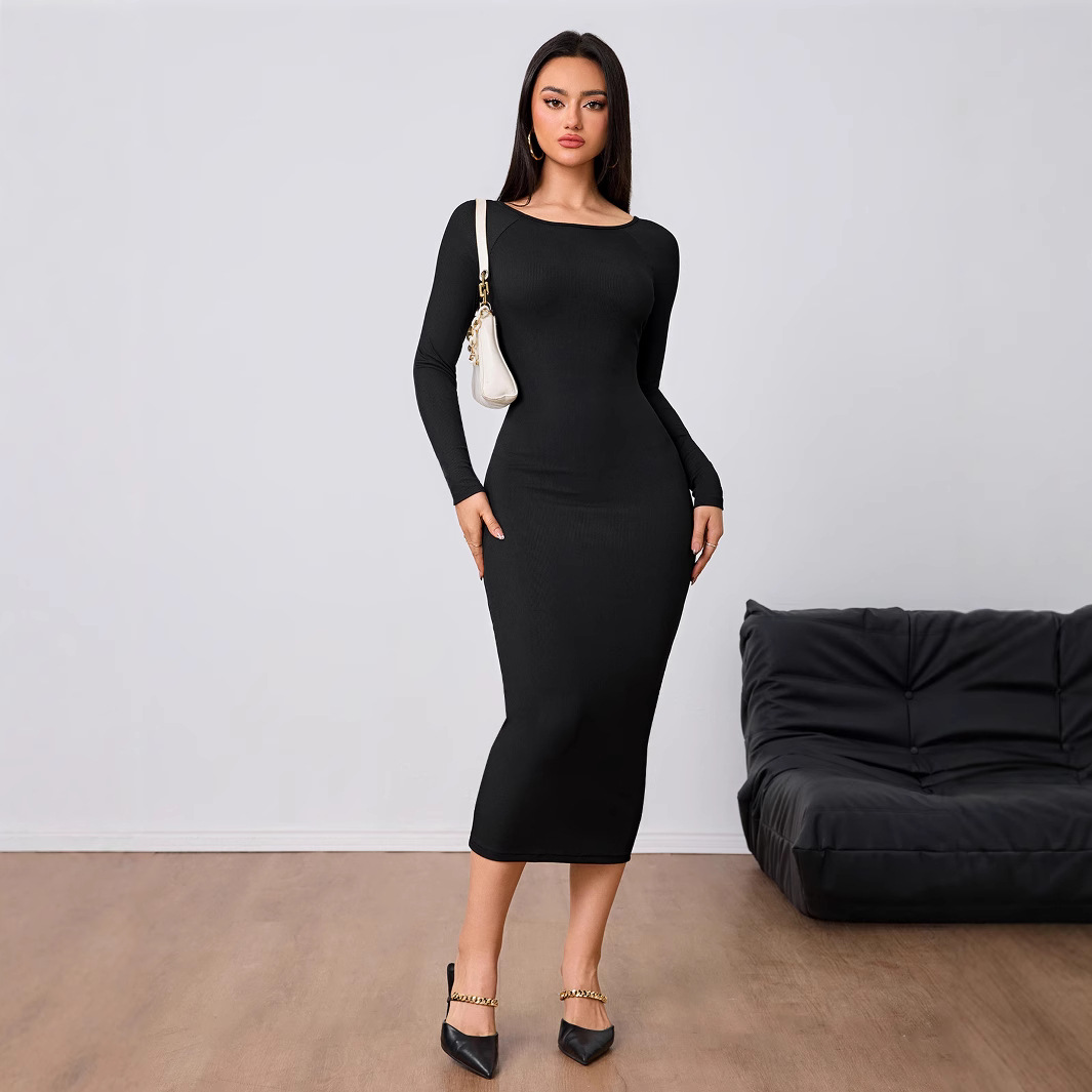 Damenmode Einfaches Kleid Früh – Midi Dress Bewertung und Preis
