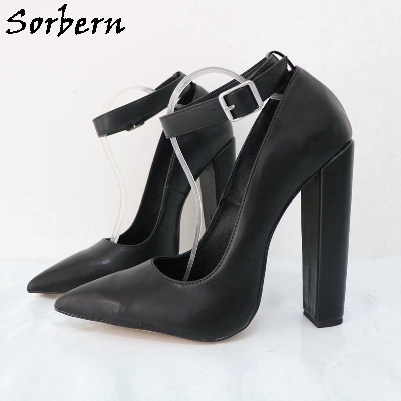 Sorbern große eu47 Frauen Pump – Pump Heel Block Bewertung und Preis